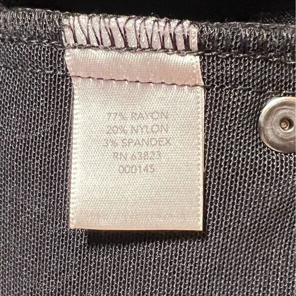 CHRISTOPHER & BANKS Signature Slimming Black Pull On Cropped Pants - Size 4 - Picture 4 of 7